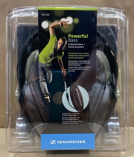 Sennheiser hd202 cuffie nero - sennheiser,
